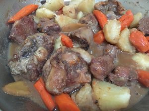 oxtail - add veg