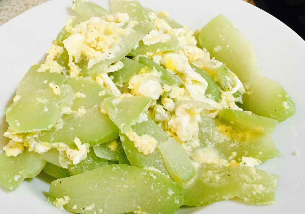 Chayote and Egg Stew
